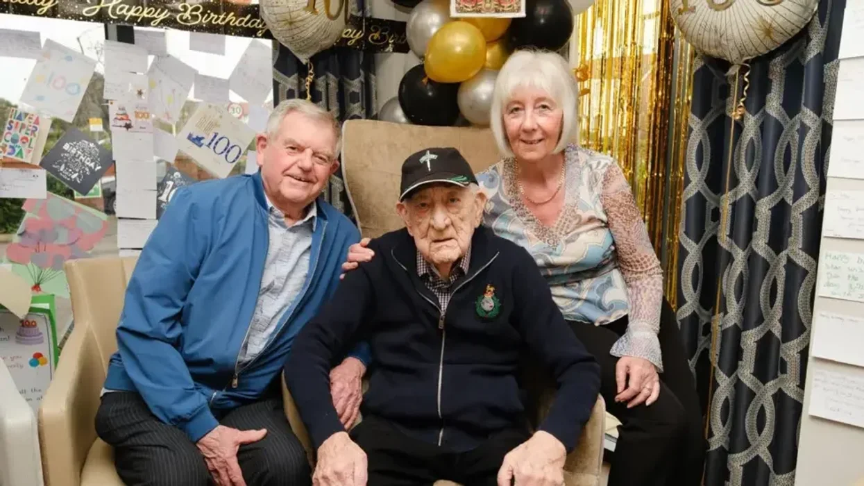 World War II veteran 'overwhelmed' after receiving 1,500 cards for 100th birthday