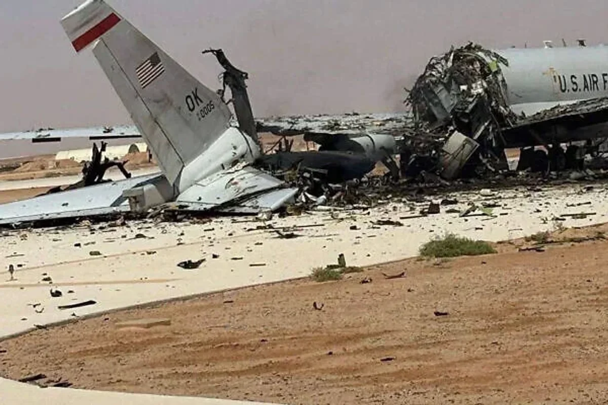 'Irreplaceable' US radar jet completely destroyed after Iranian strike on Saudi base
