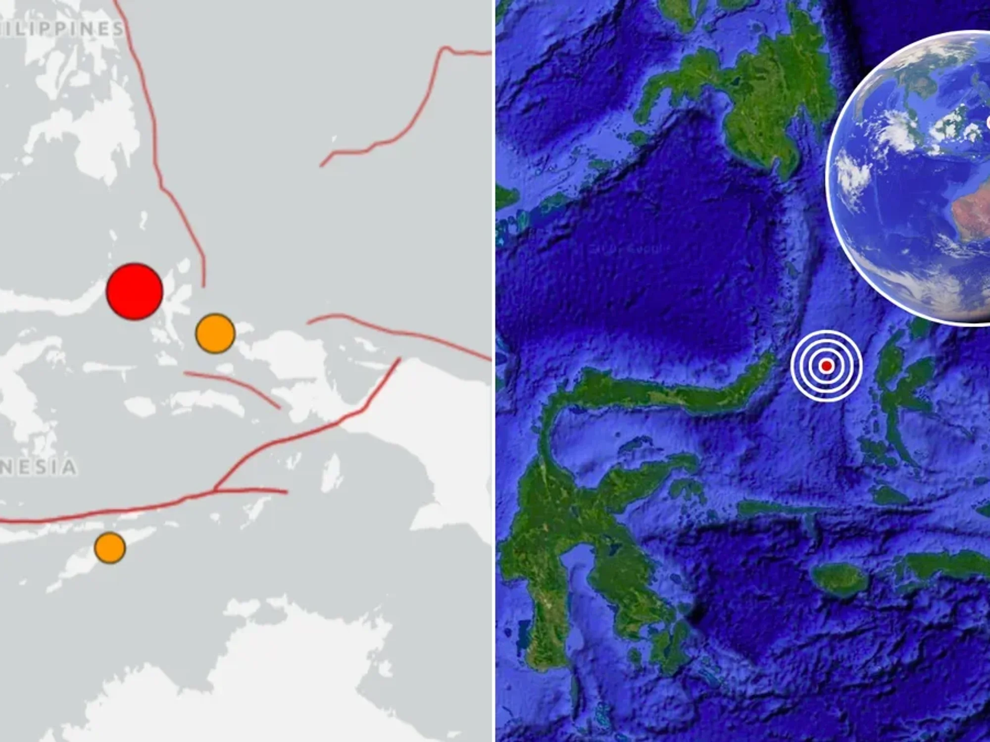 Major tsunami warning issued after 7.8 magnitude earthquake strikes off Indonesia