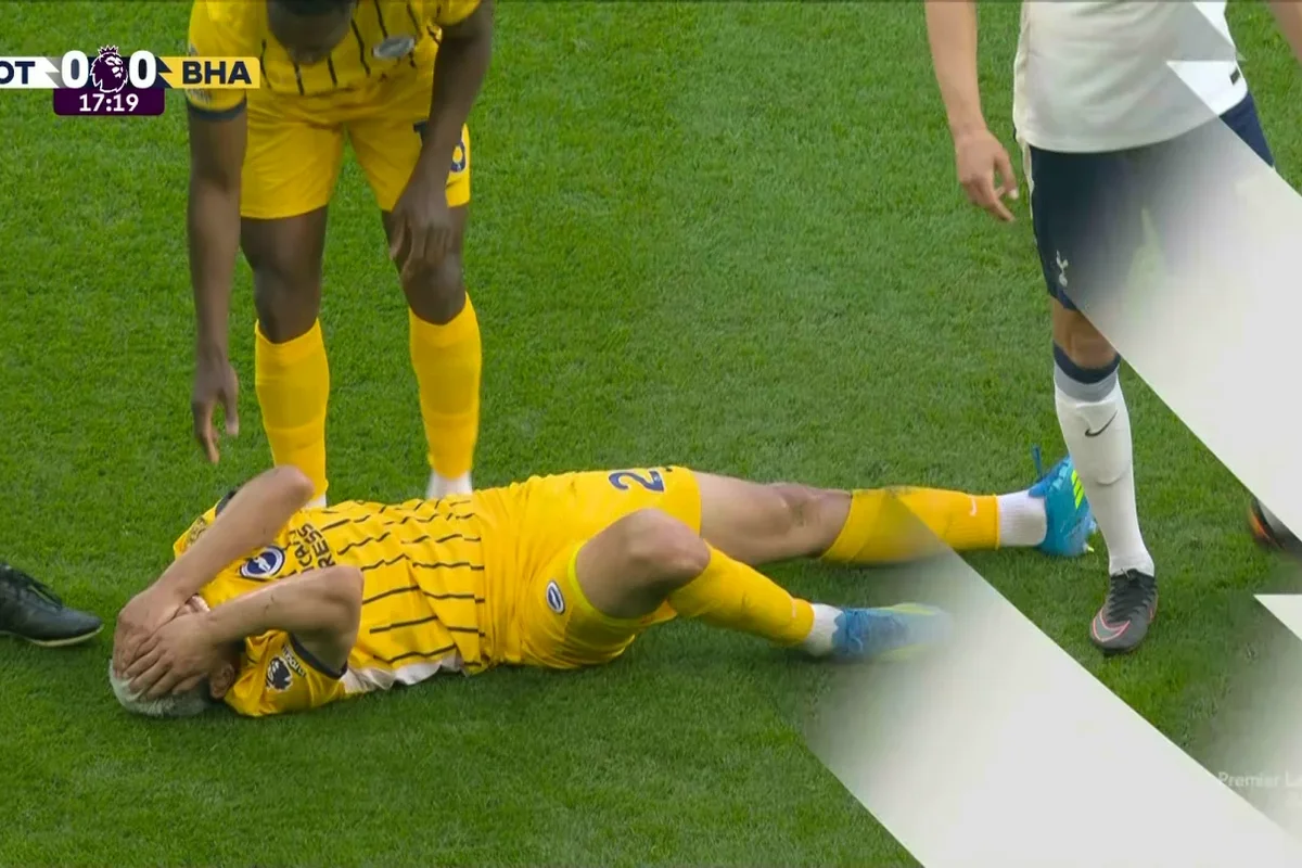 Brighton star breaks down in tears after picking up injury in Tottenham Premier League match