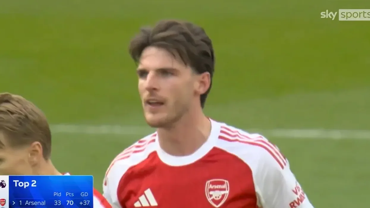 Declan Rice goes viral for antics after crushing Arsenal defeat to Man City