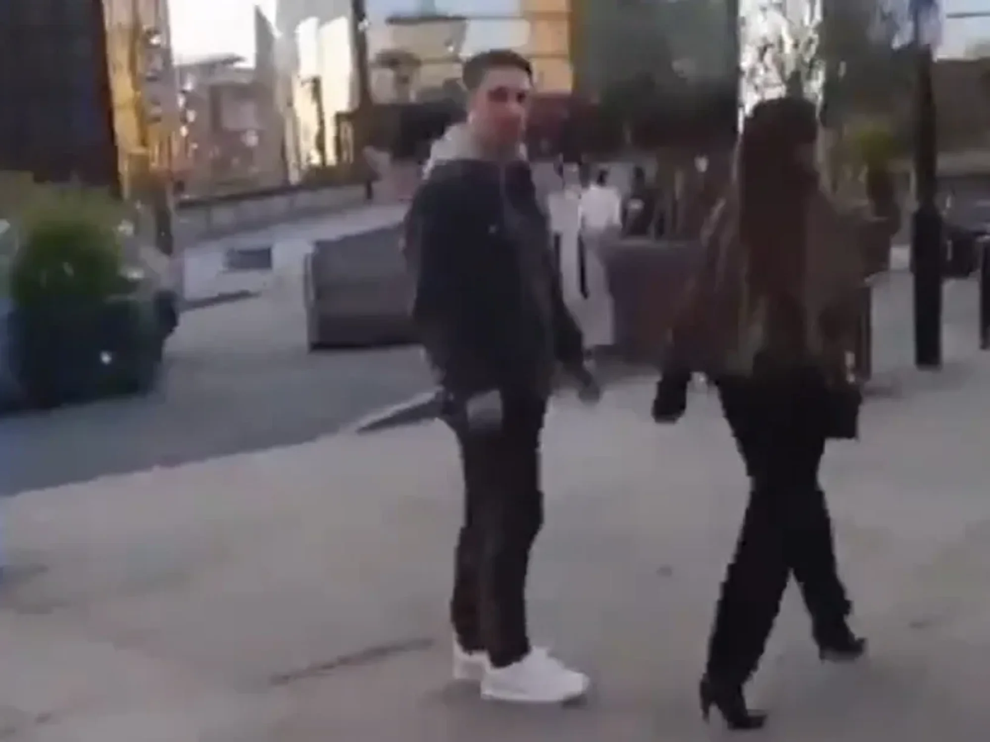 Gary Neville's sister reacts with horror after fan abuses Man United legend in the street