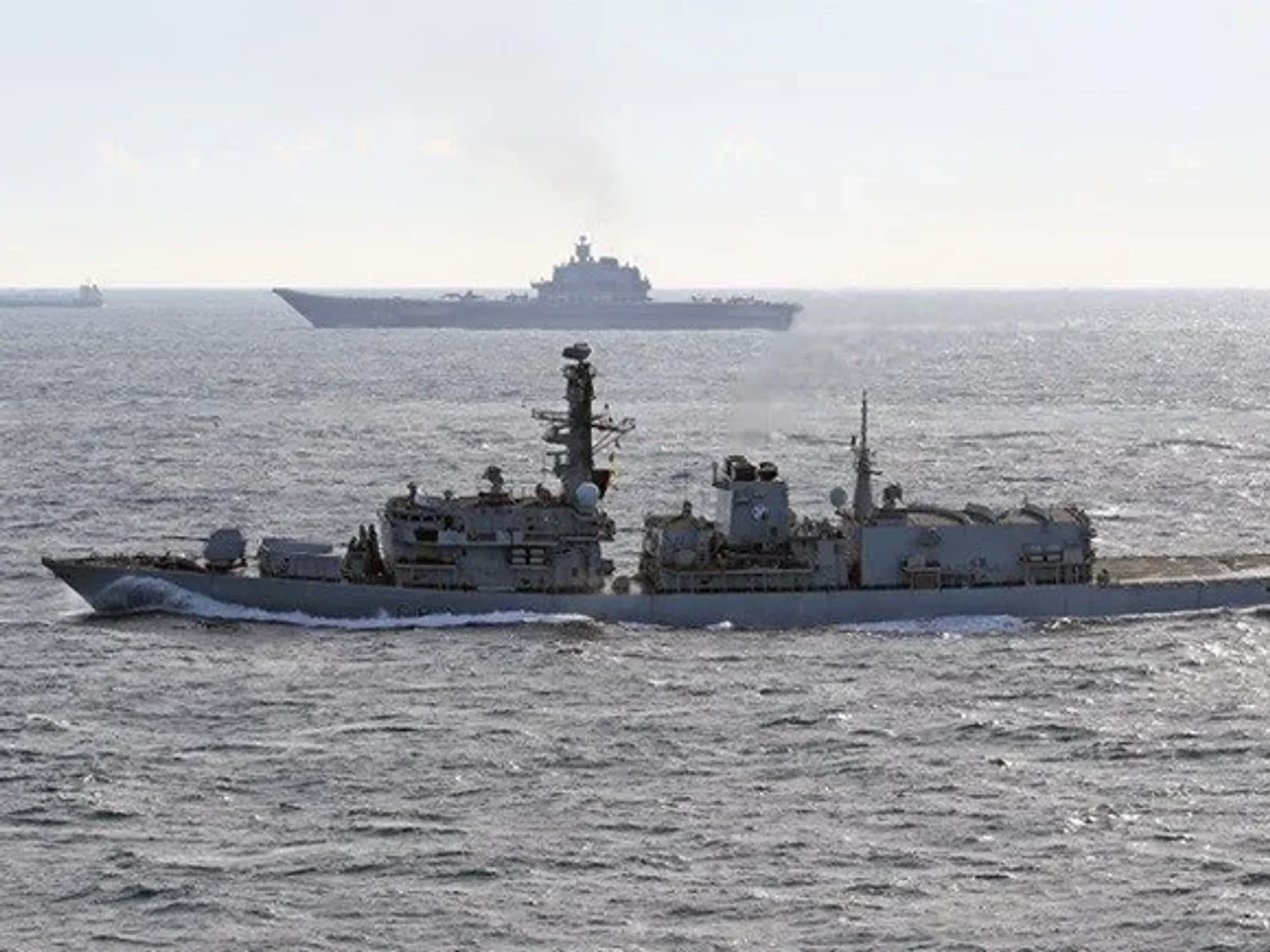 Nearly 100 Russian ships ignore Keir Starmer's warning and sail through British waters