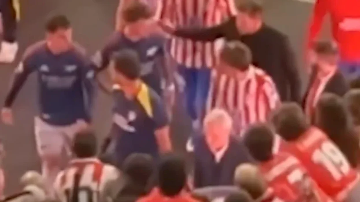 Diego Simeone confronts Arsenal star in tunnel row after Atletico Madrid draw