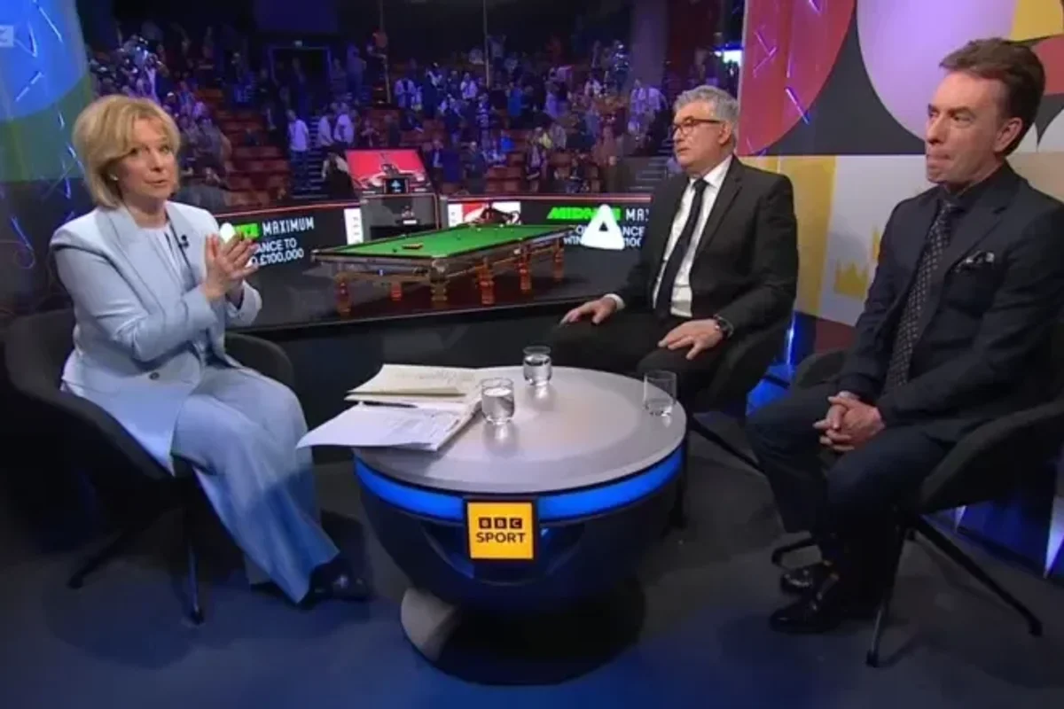 BBC presenter apologises as John Parrott sends emotional message during World Snooker Championship coverage