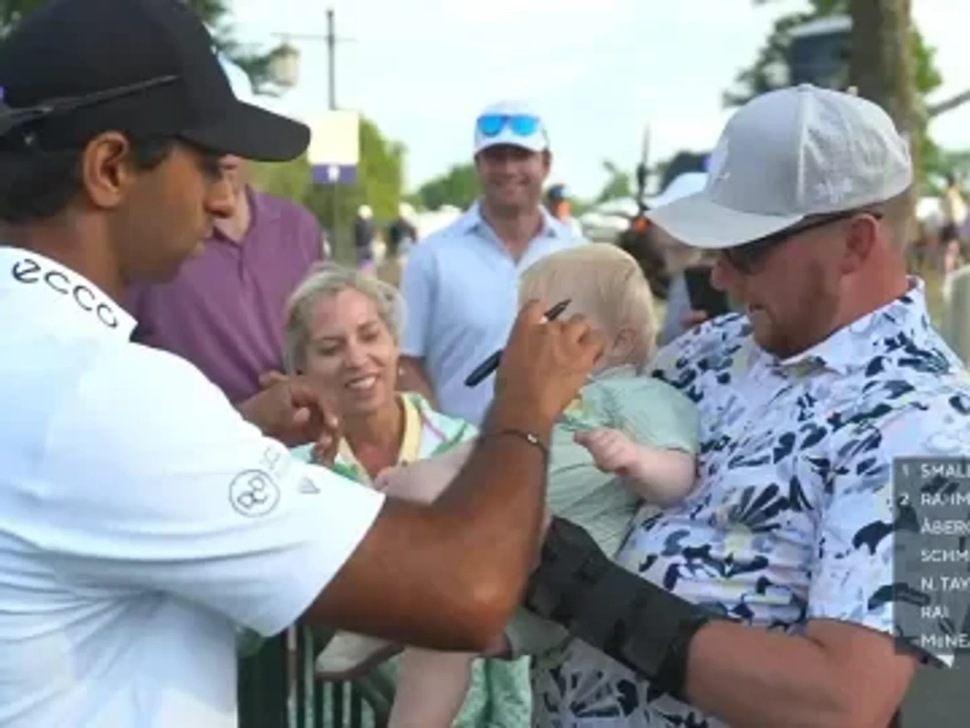 Aaron Rai signs BABY in bizarre incident after spectacular PGA Championship triumph