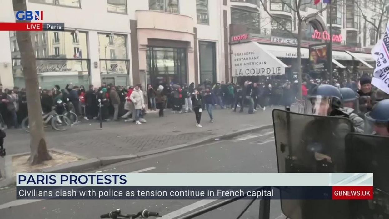 Shocking images emerge from Paris as France enters eleventh day of protests against Macron’s pension reform