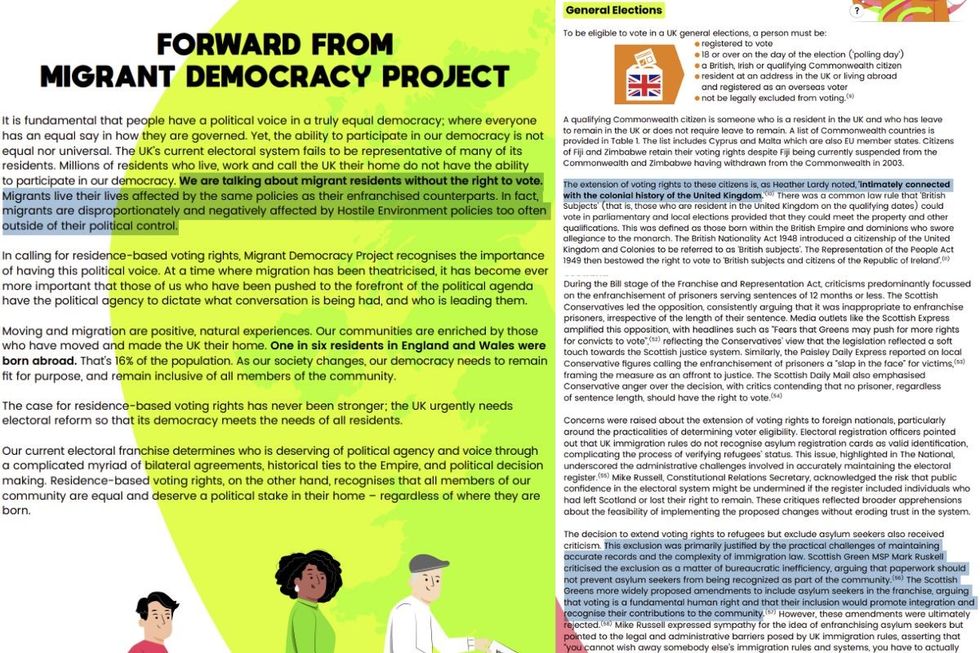 Images from the report being sponsored by Wera Hobhouse