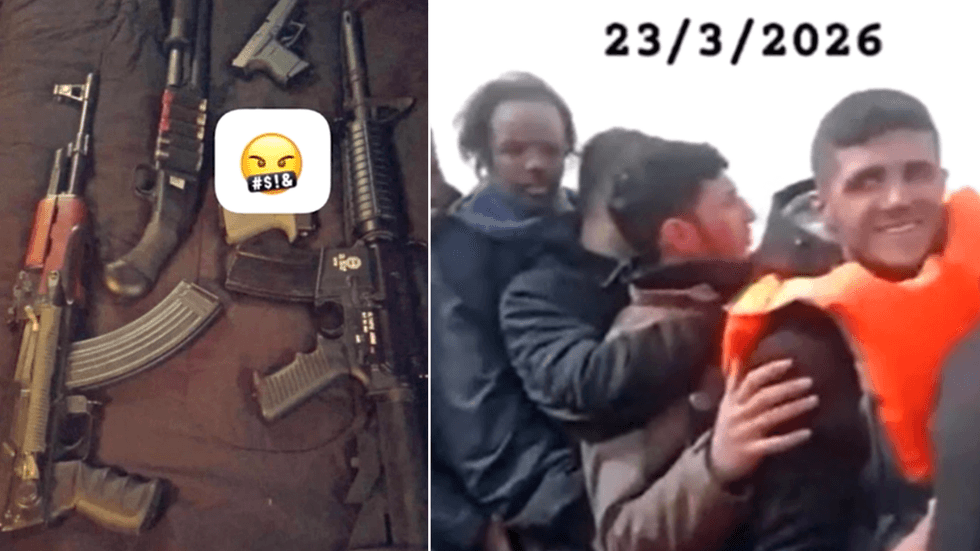 Images sourced from WhatsApp group of human traffickers