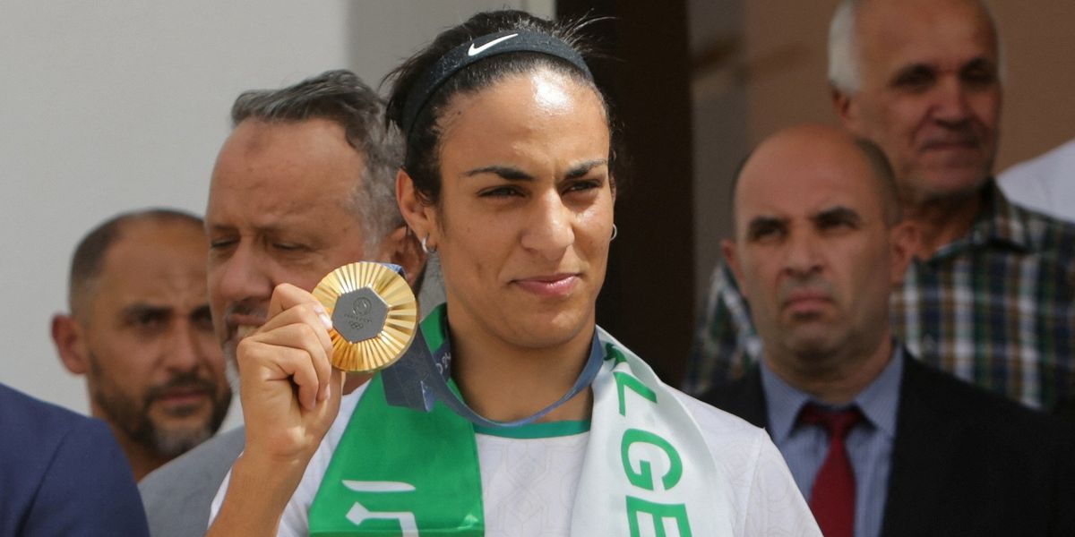 NextImg:Imane Khelif takes aim at Donald Trump and Elon Musk as Olympics star makes 'transgender' feelings clear