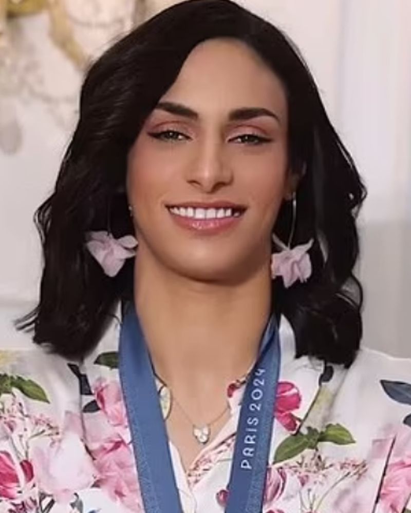 Imane Khelif shows off new look after makeover following gold 