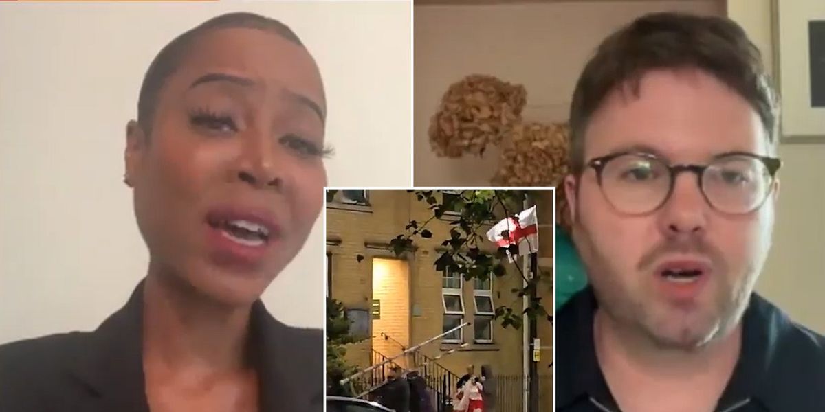 NextImg:St George's flag critics branded 'petty' in heated exchange over patriotism: 'This is pathological!'