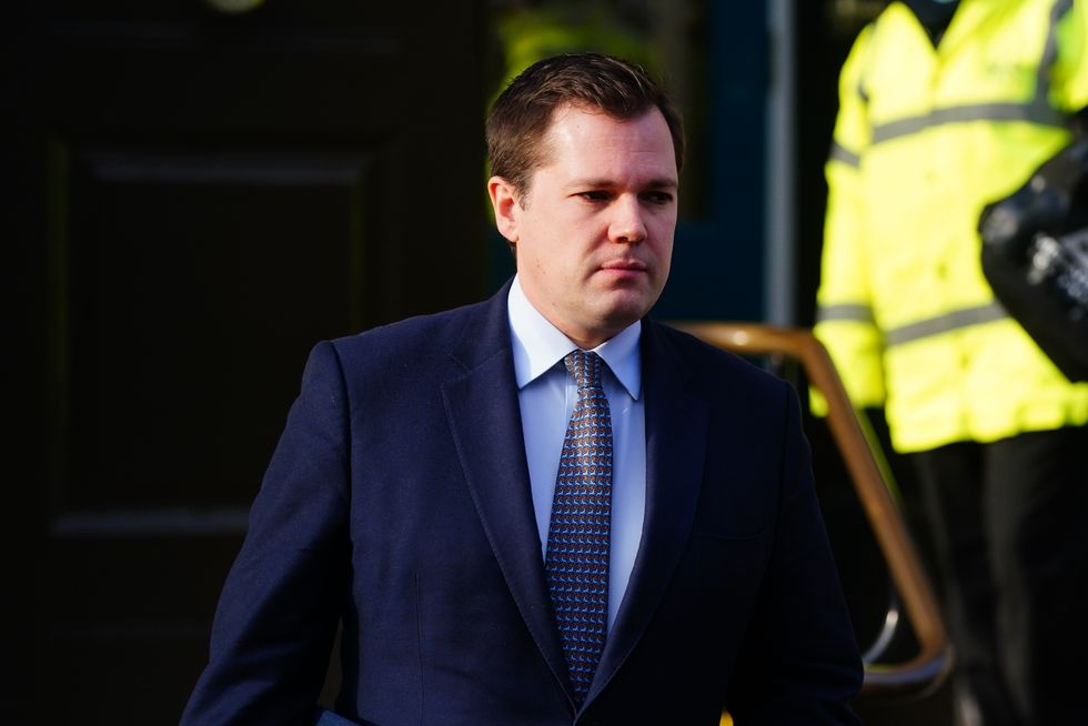 Immigration Minister Robert Jenrick leaving a Government's Cobra emergency committee meeting at the Cabinet Office in London, to discuss contingency arrangements for strikes, the second time ministers, officials and military chiefs have come together this week. Picture date: Wednesday December 14, 2022.