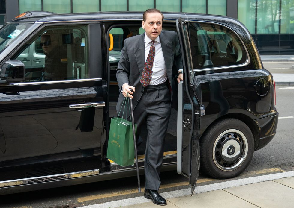 Imran Ahmad Khan arriving at Southwark Crown Court in London