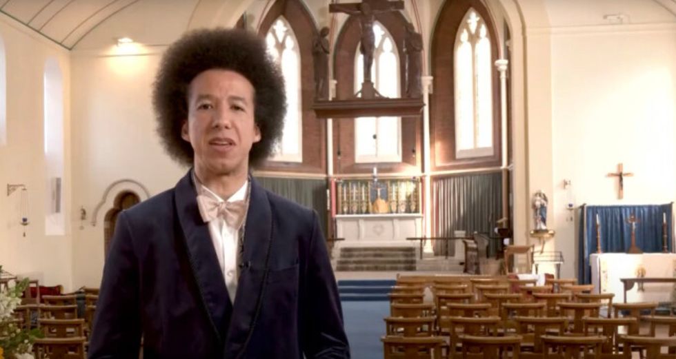 In a tweet this morning, Calvin slammed claims by bishops that he is a 'pimp'