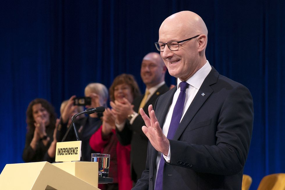 In addition to rebuking Westminsteru2019s 'race to the right', Mr Swinney gave a glimpse of what the SNP has in store as we approach Holyrood elections in 2026