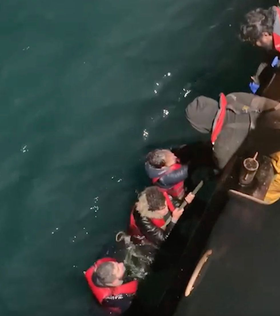 In his first full interview since his 6-man crew pulled 31 migrants from the freezing waters, the skipper said they often see migrant boats making the dangerous crossing.