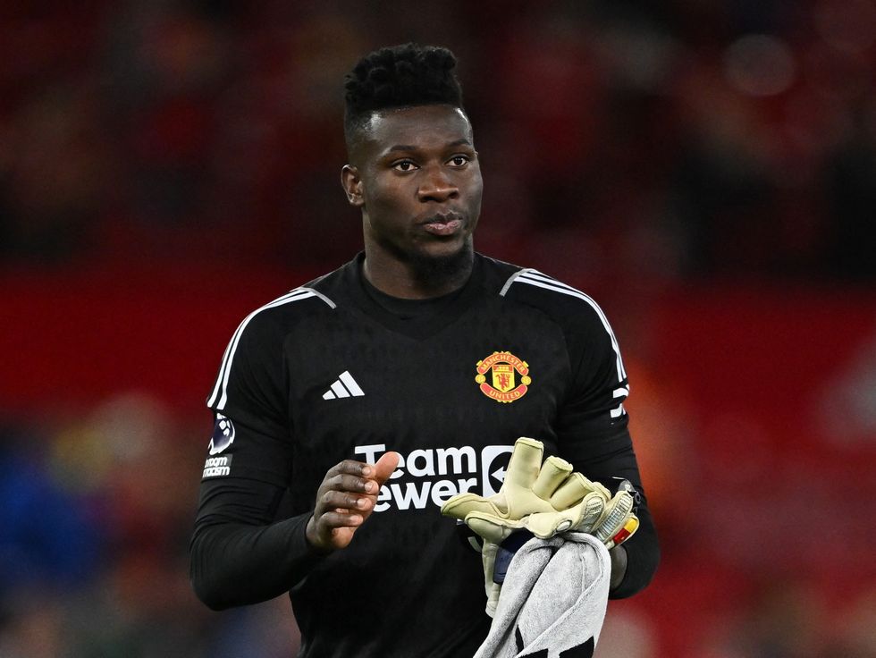 In his United debut, Andre Onana wiped out Wolves forward Sa\u0161a Kalajd\u017ei\u0107 while missing a cross entirely