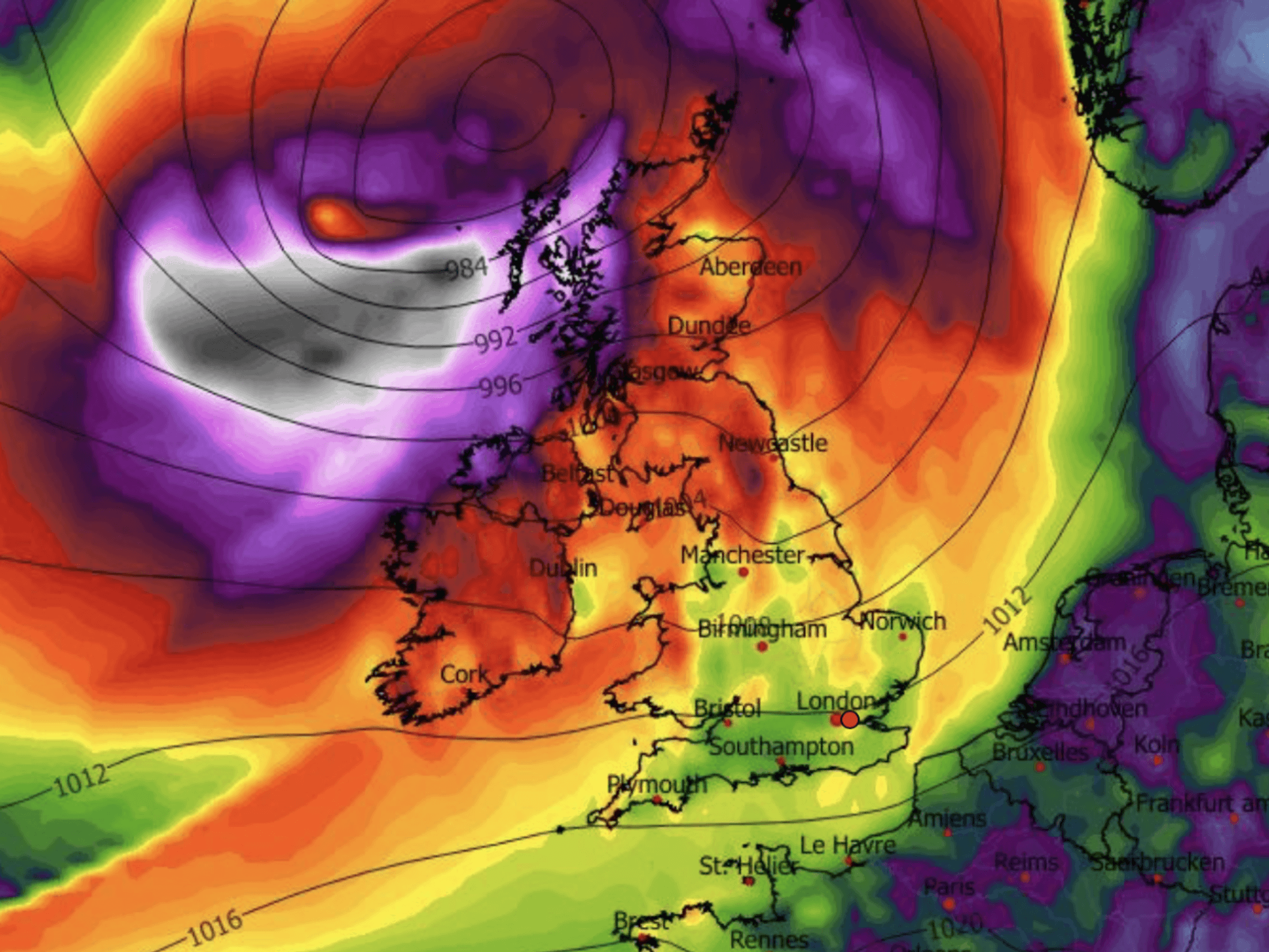 In the crosshairs of an Easter Storm