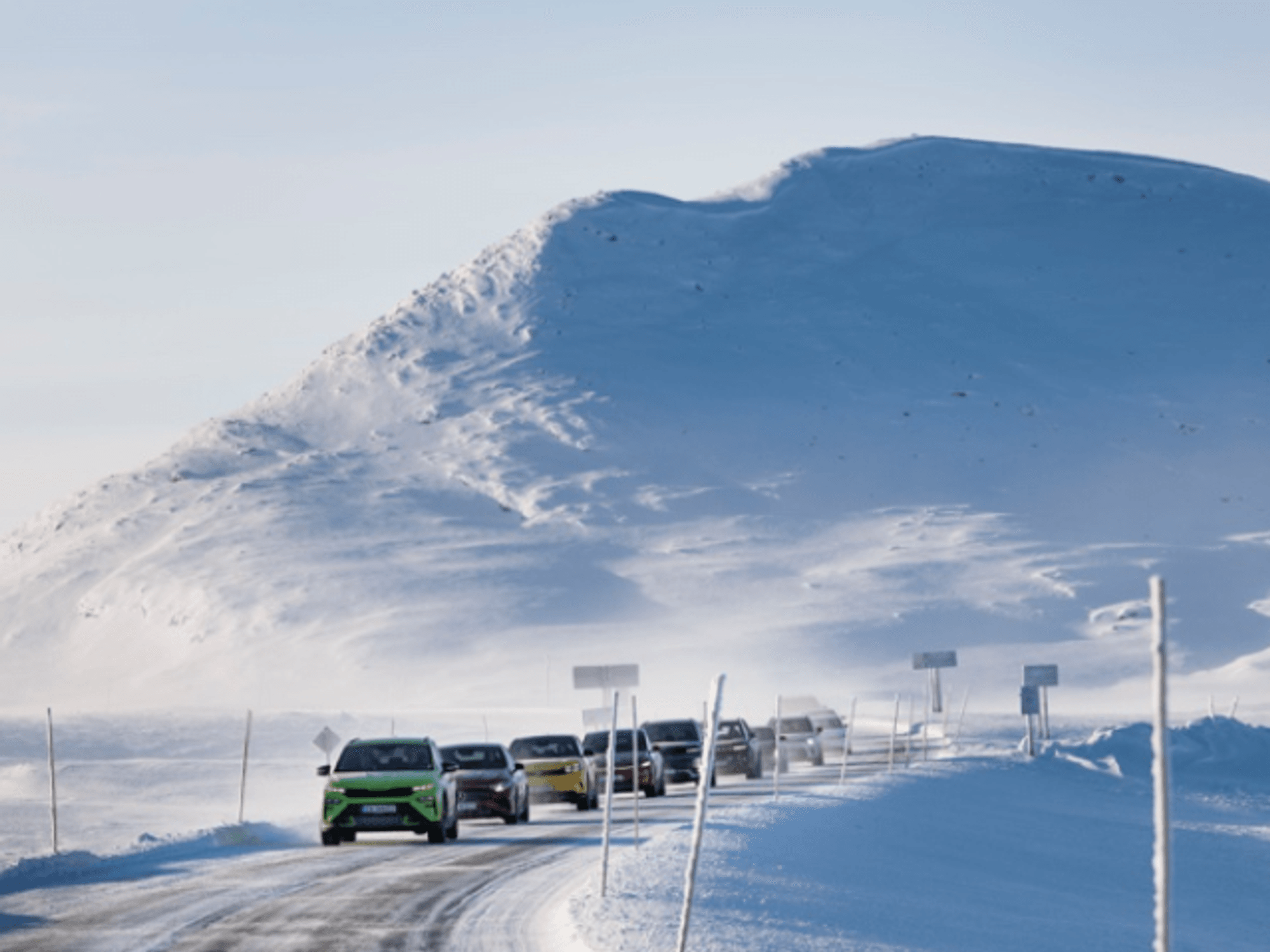In total, 24 of the newest electric vehicles were tested in extreme temperatures in Norway