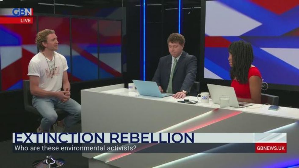 Extinction Rebellion protester squirms in election probe on GB News: 'What's wrong with democracy?'