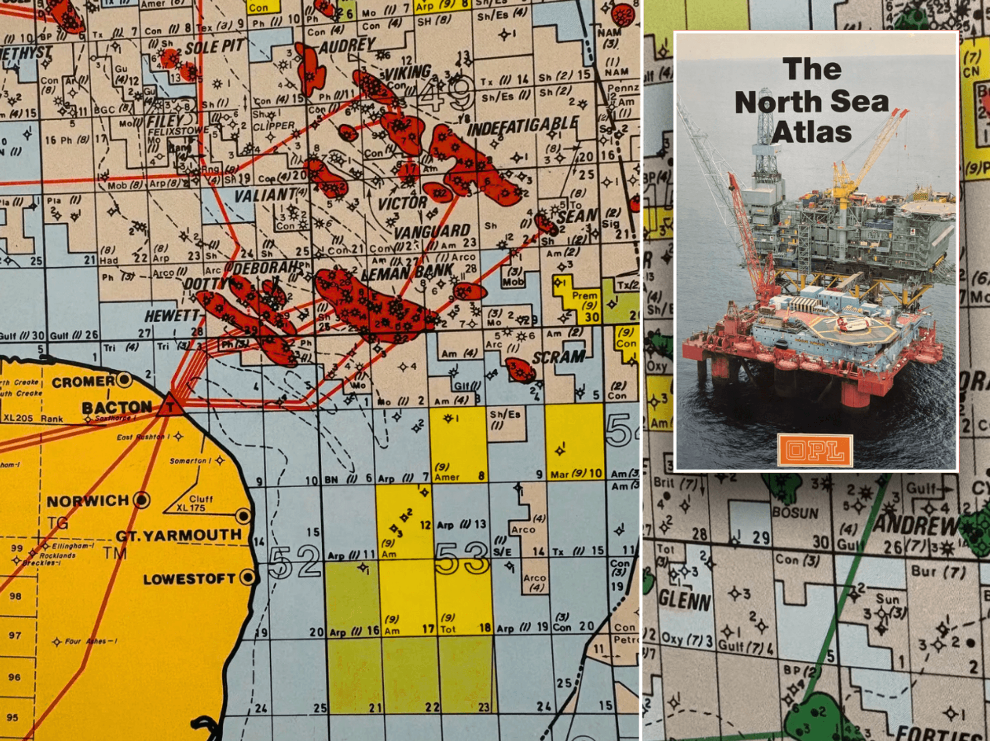 Incredible North Sea Atlas from four decades ago reveals extent of Britain's gas and oil empire -...