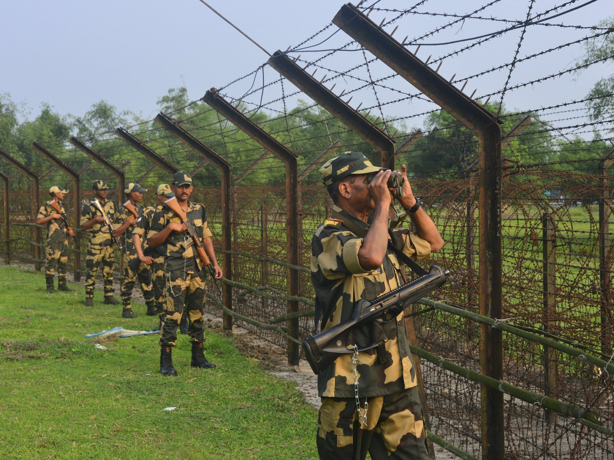 India border with Bangladesh