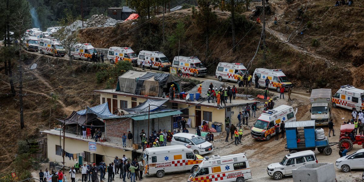 NextImg:Indian rescuers led by ‘rat miners’ break through debris to reach 41 men trapped in tunnel