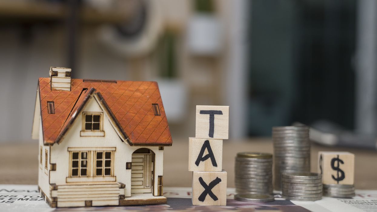 Inheritance tax estate with sign