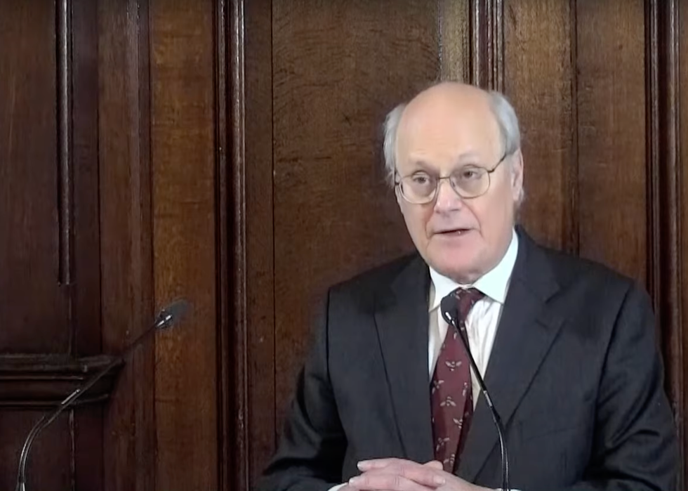 Inquiry chairman Sir John Saunders