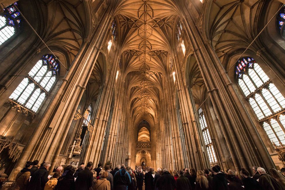 Inside Canterbury Cathedral