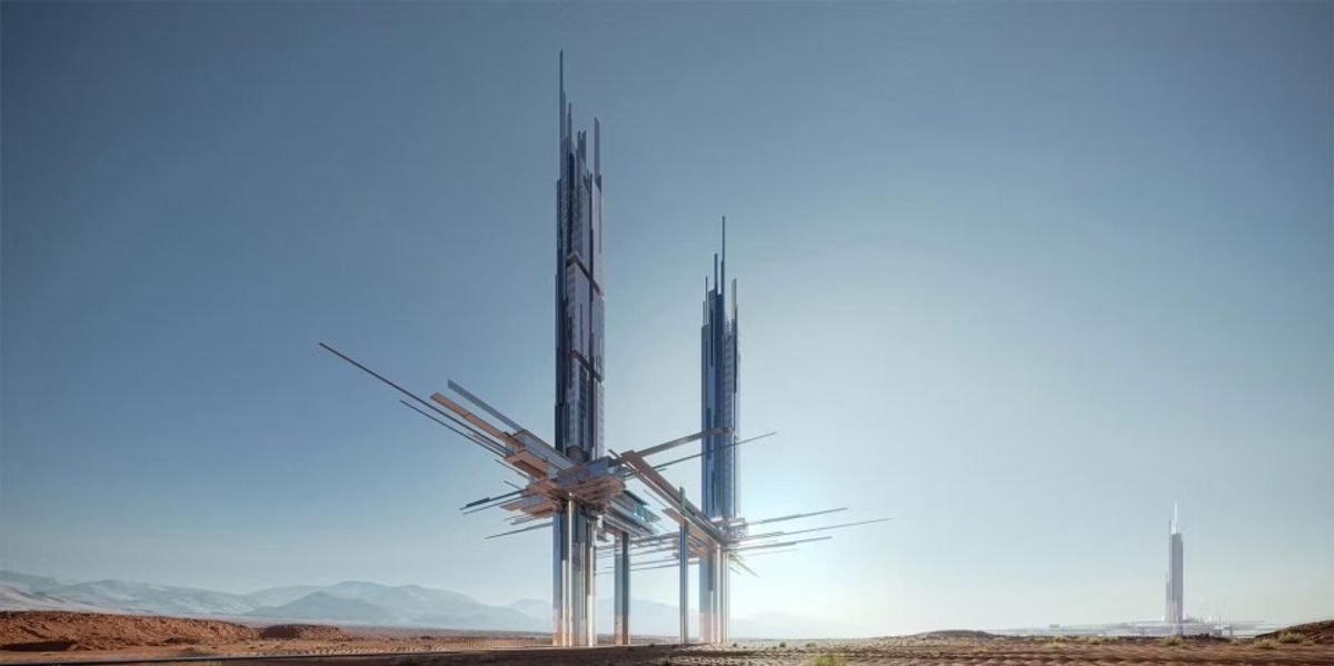 NextImg:Inside Saudi Arabia's £1tn city of the future with world’s tallest skyscrapers and flying cars