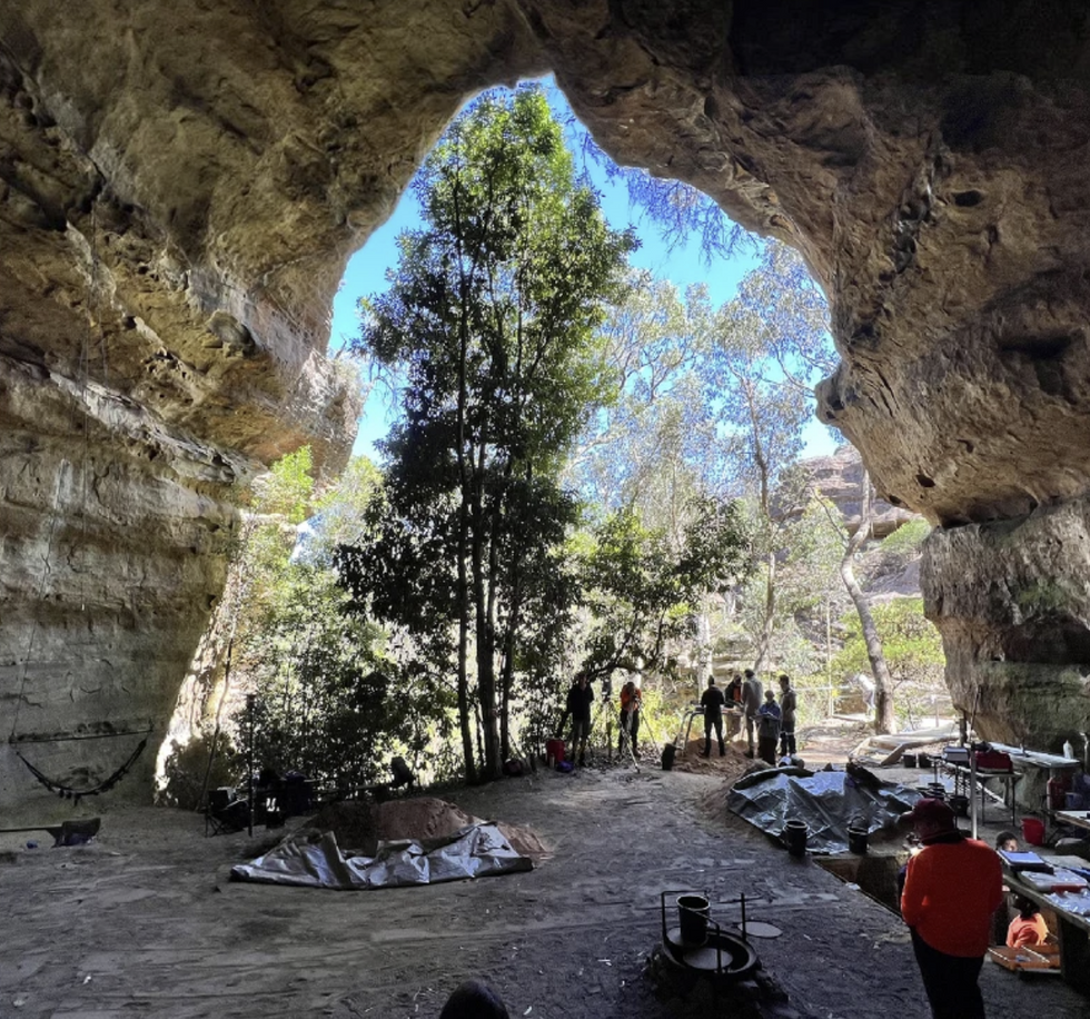 Inside the cave in Australia\u200b