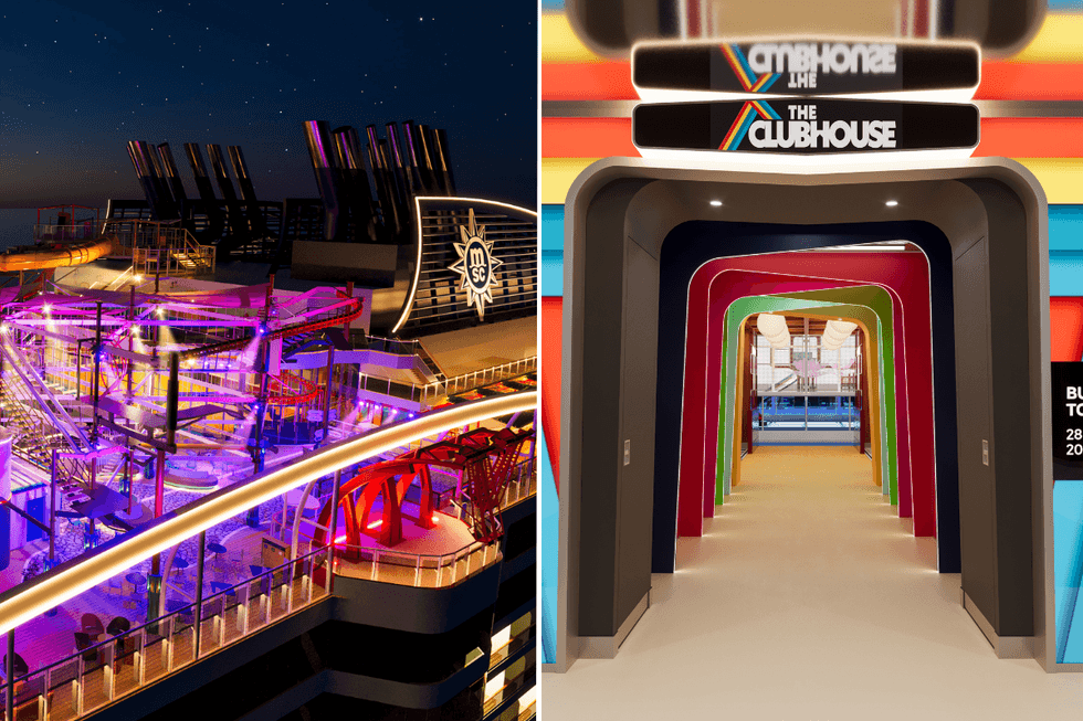 More details inside new MSC cruise ship: From interactive game shows to Europe’s first over-water swing