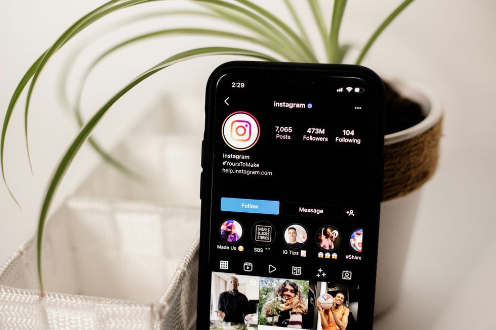Instagram profile