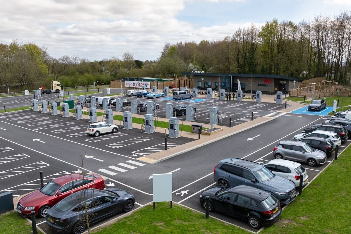 InstaVolt has transformed five of its charging sites to run on