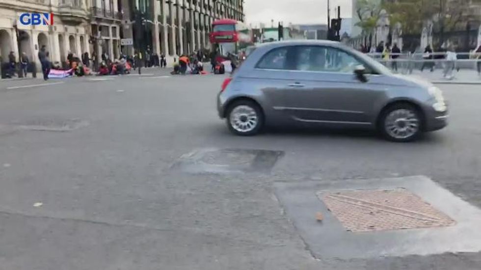 Insulate Britain block roads around Parliament Square