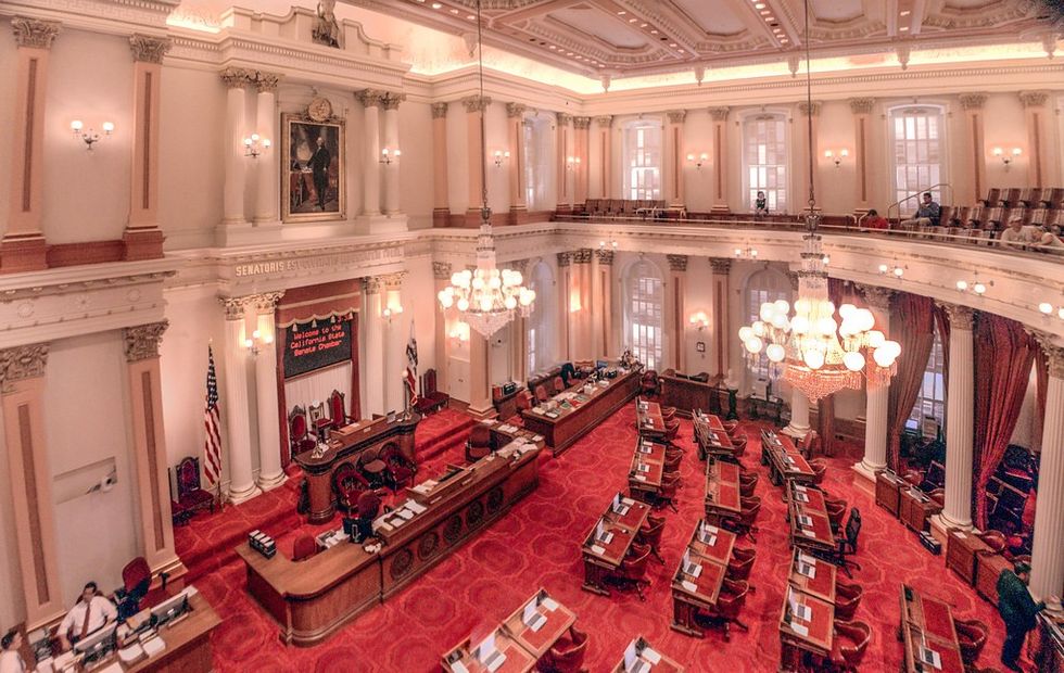 Interior of Californian Senate