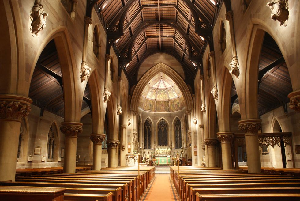 Interior of the church