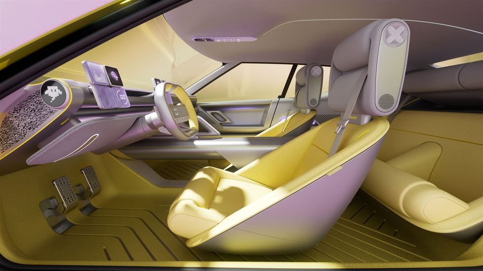 Interior of the Hyundai Concept THREE\u200b
