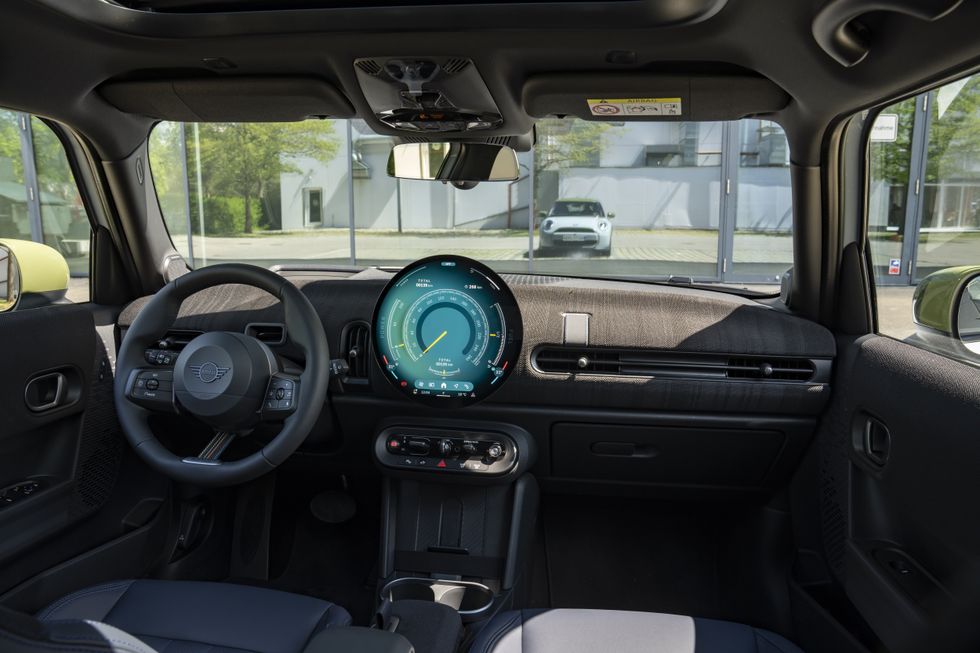 Interior of the Mini Cooper S 5-Door Paul Smith Edition