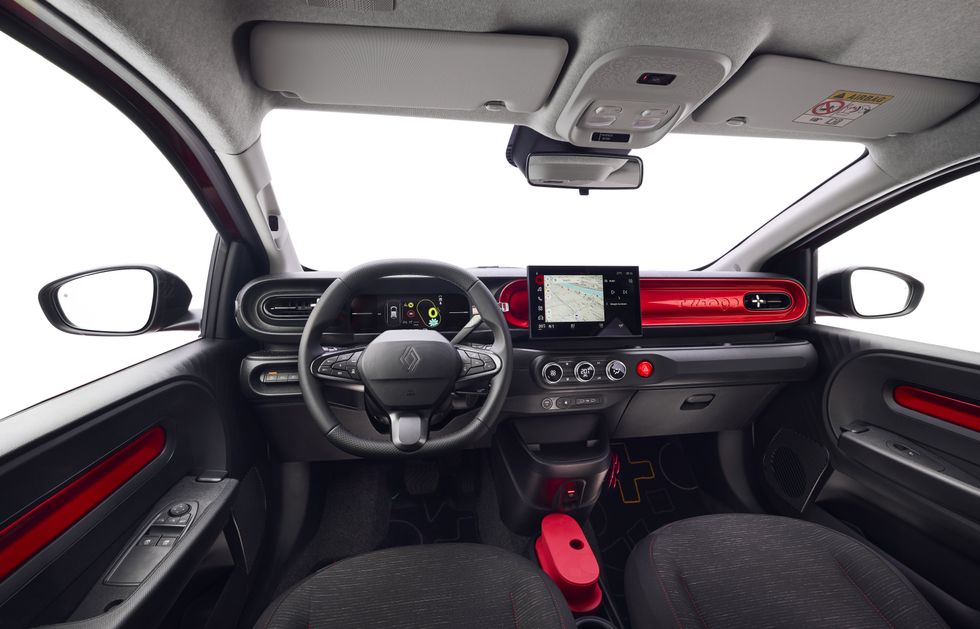 Interior of the Renault Twingo E-Tech