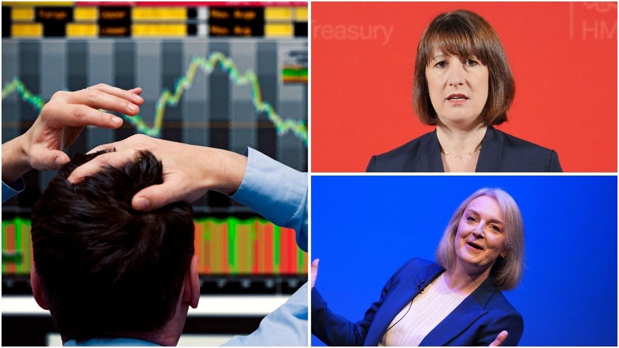 Investor in panic, Rachel Reeves and Liz Truss