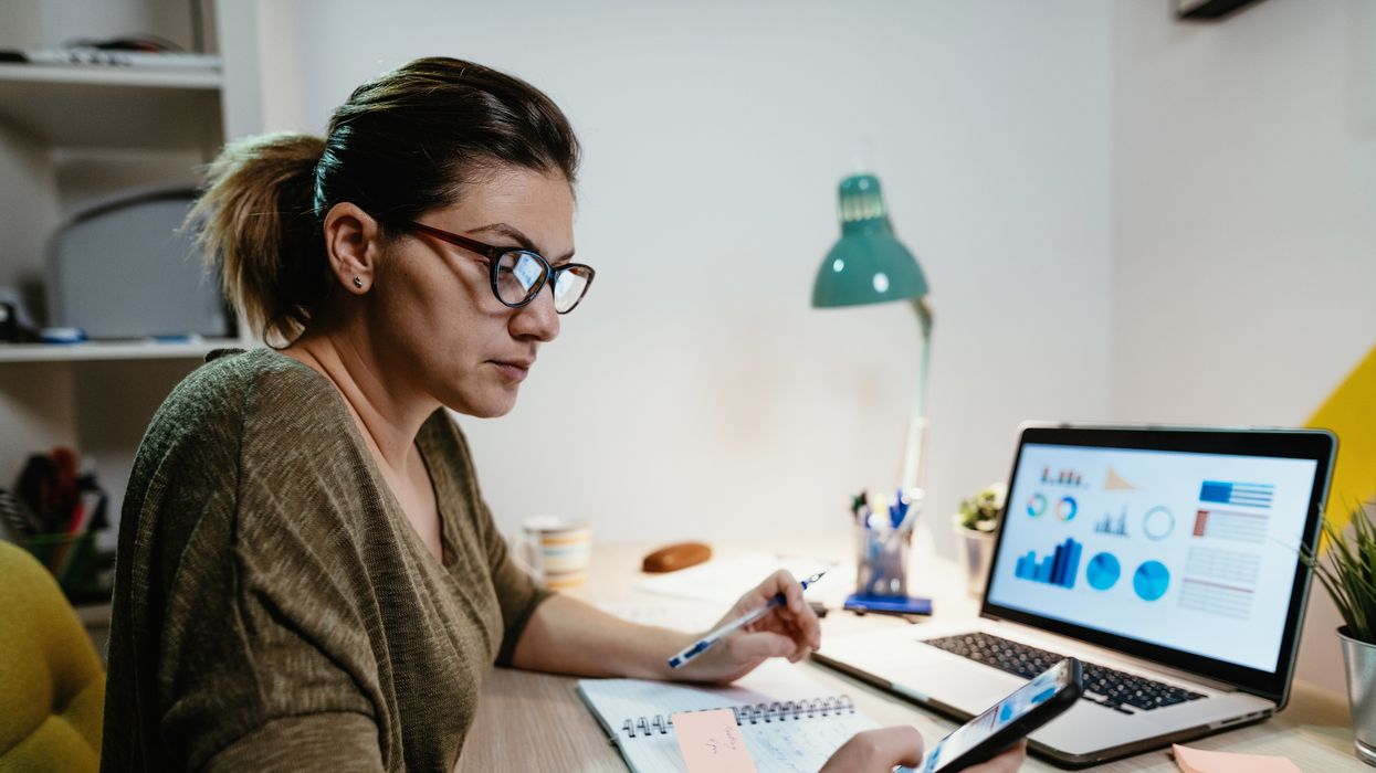 Investor looks at investments