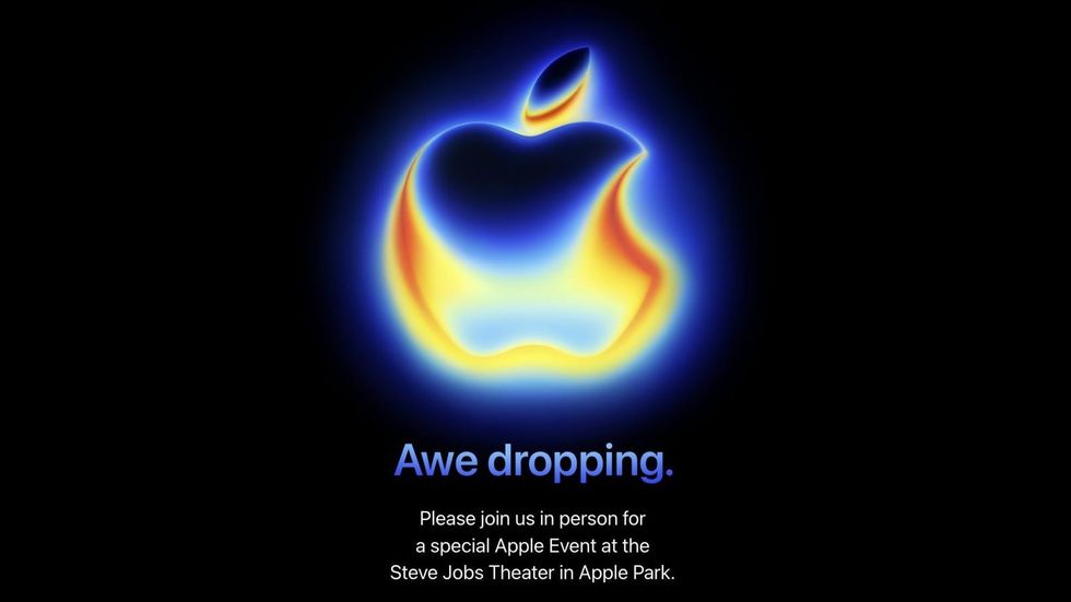 invitation to the Apple Event in California