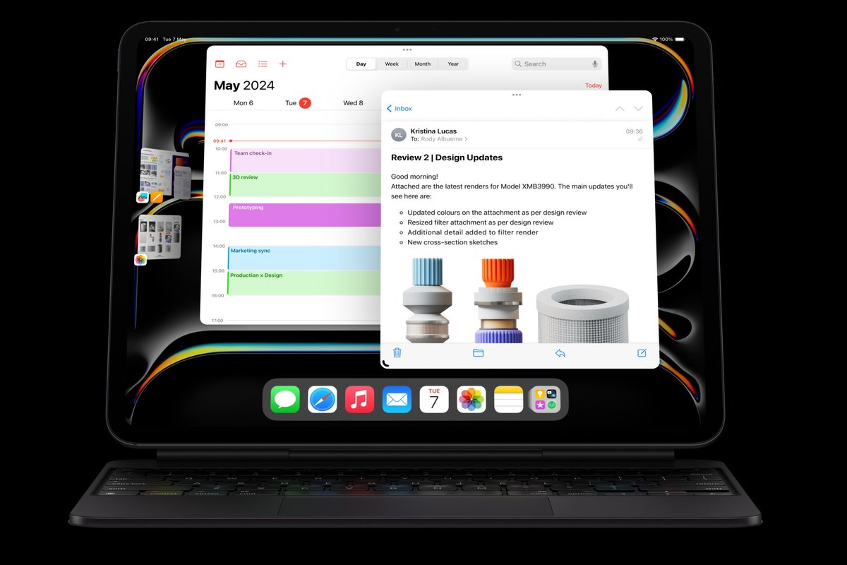 ipad Pro with Magic Keyboard attached