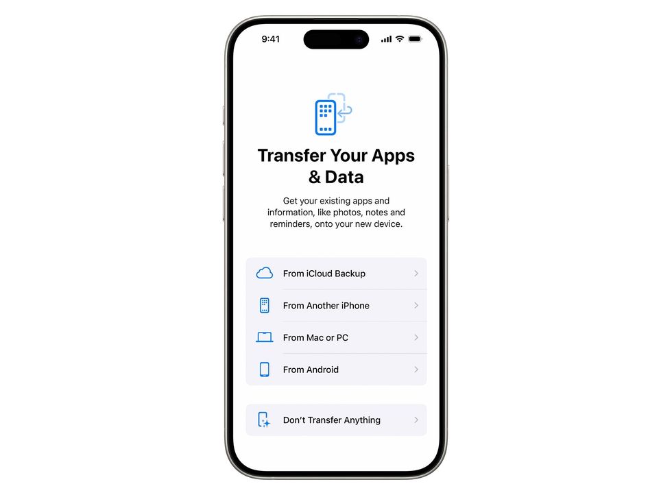 iphone screenshot with ios settings to restore from icloud backup