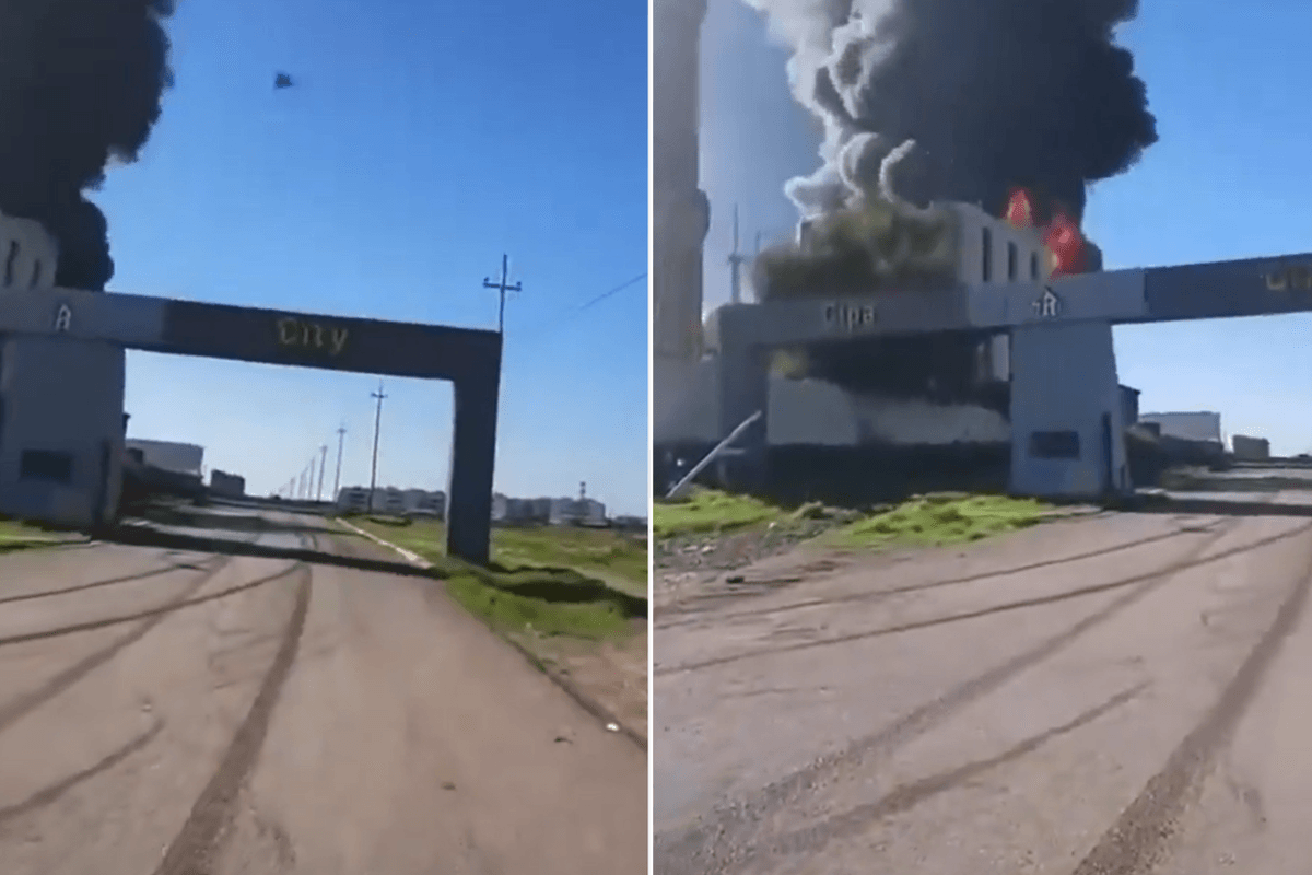 Iran Castrol drone strike