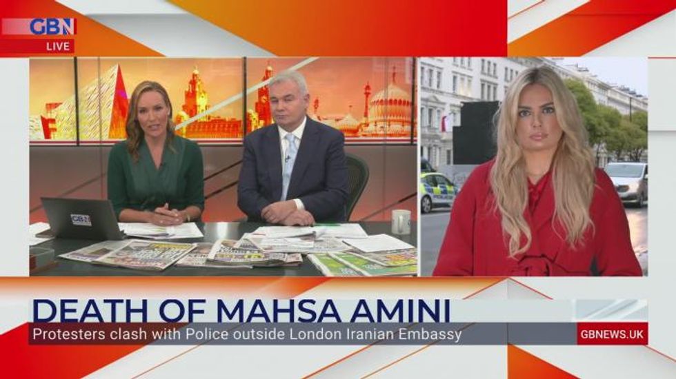 Iranian embassy faces 'very heavy' police presence 'for days' as protests erupt over death of Mahsa Amini