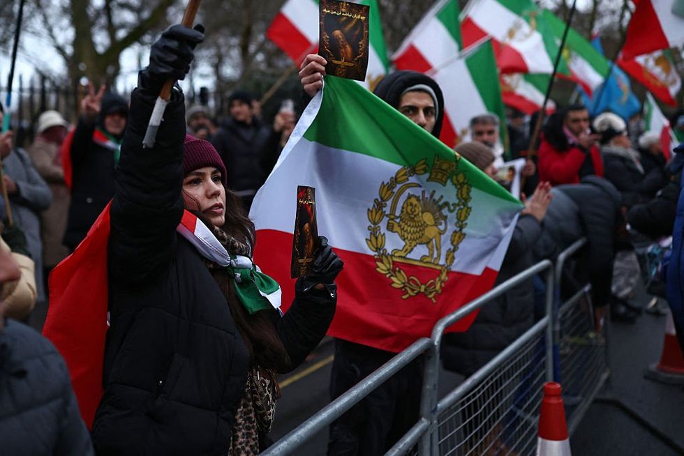 Iran protests London